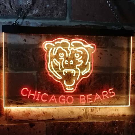 Chicago bears lighted sign