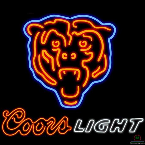 Chicago bears neon light