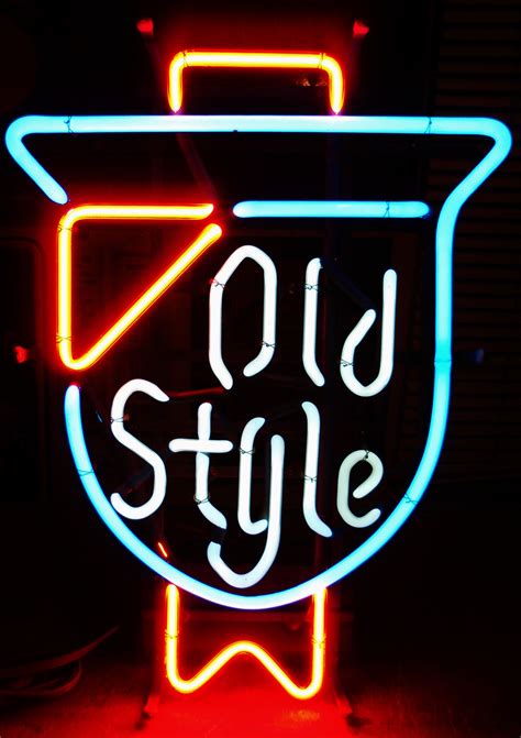 Old style neon light