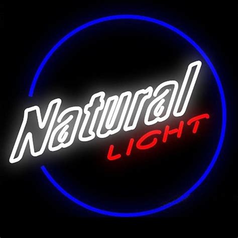 Natural light light up sign