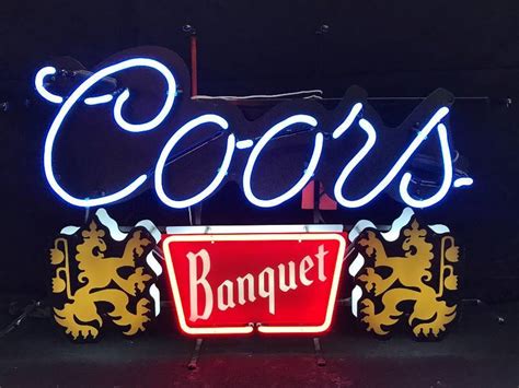 Coors banquet neon light