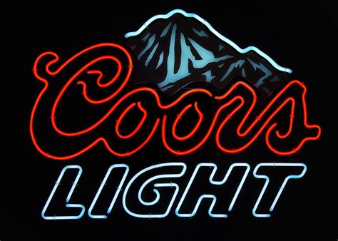 Coors light lighted sign