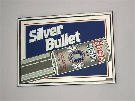 Coors light silver bullet lighted sign