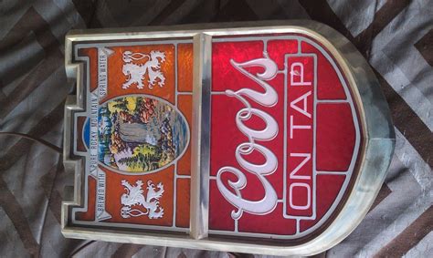 Coors beer light up sign