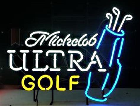 Michelob ultra golf neon sign