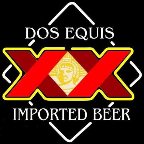 Dos equis beer sign