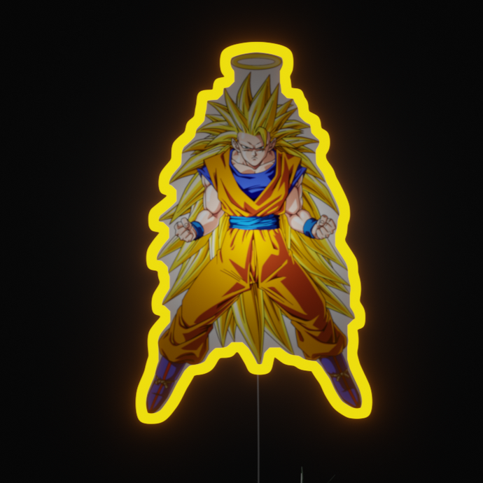 Dragon Ball Z Goku SSJ3 neon sign USD145