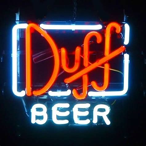 Duff beer neon sign