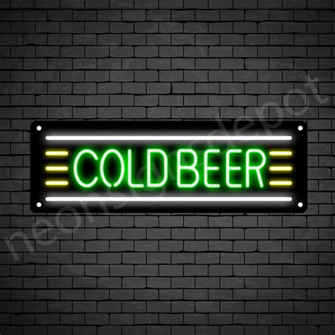 Cold beer neon