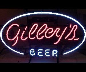 Gilley's beer neon sign