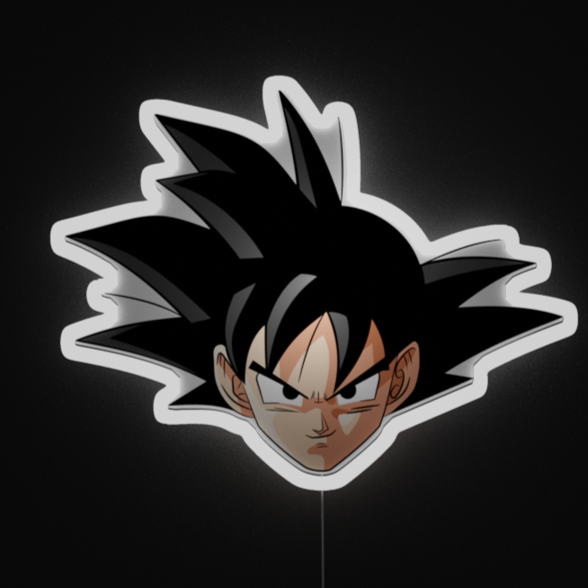 Goku Dragon Ball Z Character Face neon sign USD145