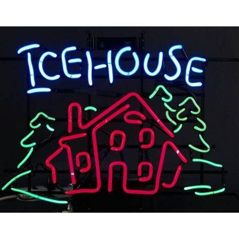 Icehouse neon sign