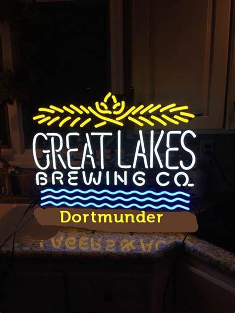 Great lakes brewery neon sign