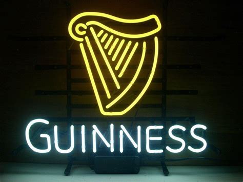 Guinness neon bar sign