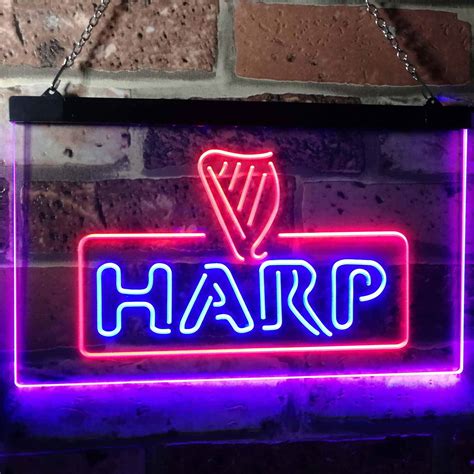 Harp neon sign