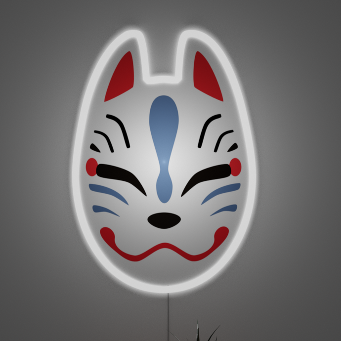 Japanese Fox Mask neon sign USD145
