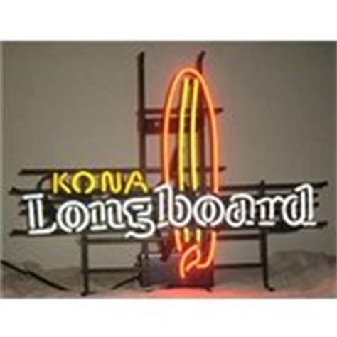 Kona longboard neon sign