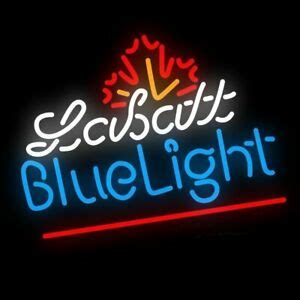Labatt blue neon light