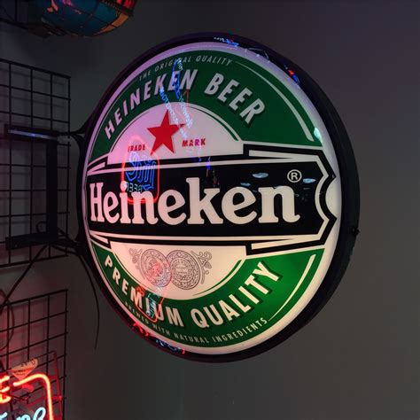 Light up heineken sign