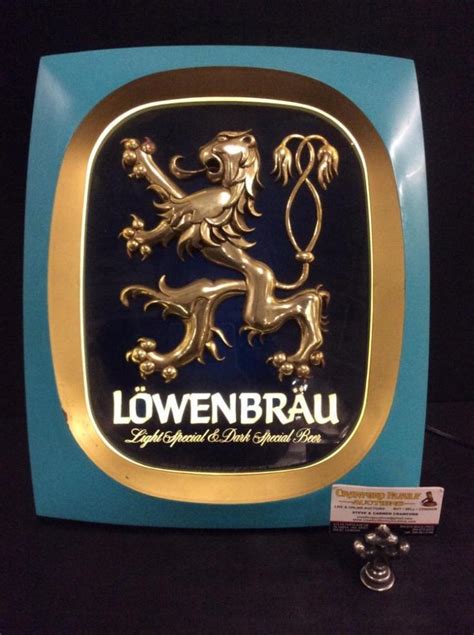 Lowenbrau light up sign