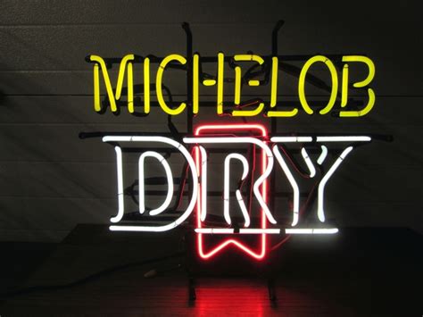 Michelob dry neon sign