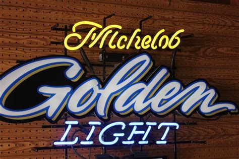 Michelob golden light sign