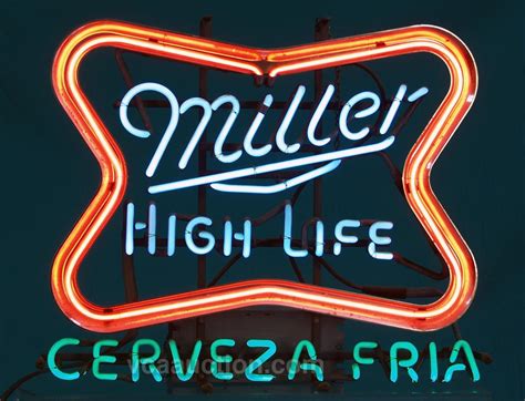 Miller high life neon light