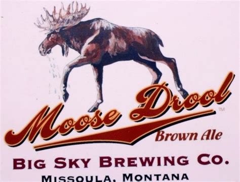 Moose drool neon sign