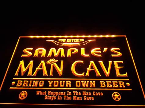 Neon beer signs for man cave