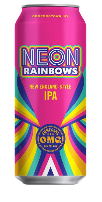 Neon rainbow beer