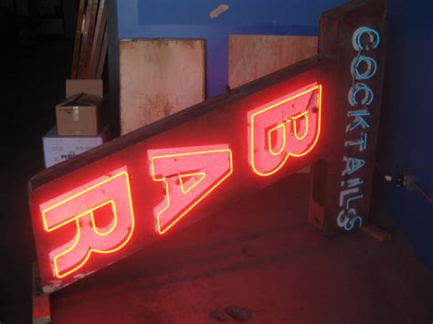 Vintage neon bar signs for sale