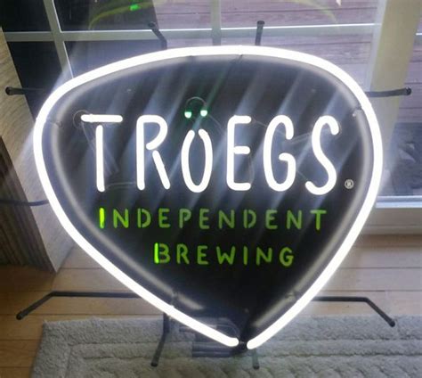 Troegs neon sign