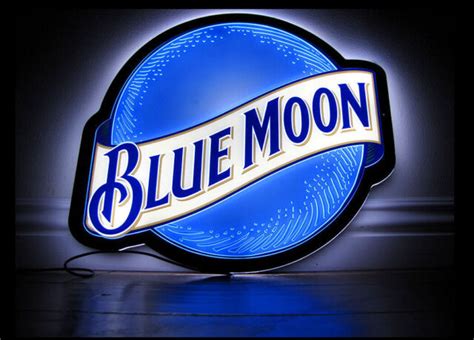 Blue moon neon sign for sale