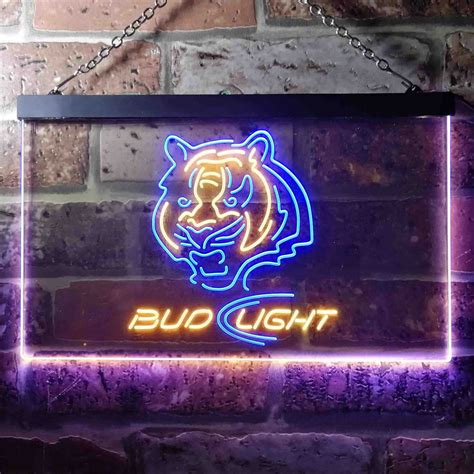 Bengals bud light neon sign