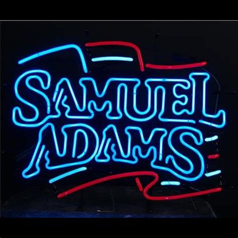 Sam adams neon sign