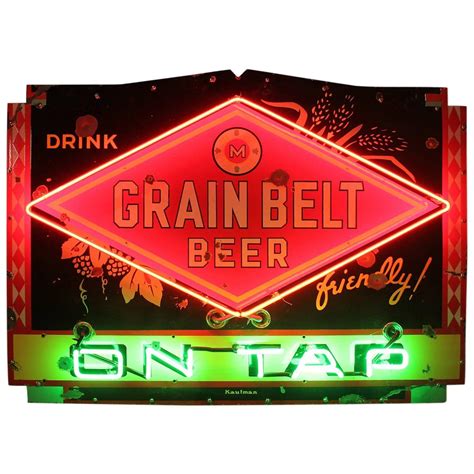 Grain belt neon sign for sale