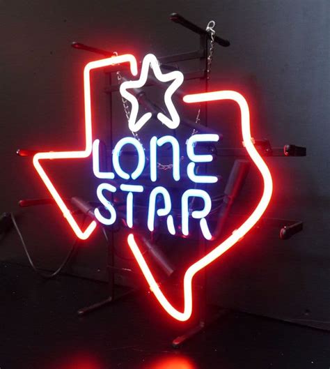 Lonestar neon sign