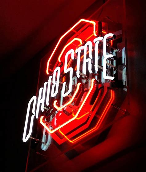 Ohio state neon bar signs