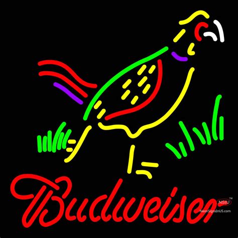 Budweiser pheasant neon