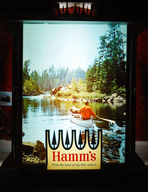 Vintage hamms neon beer sign