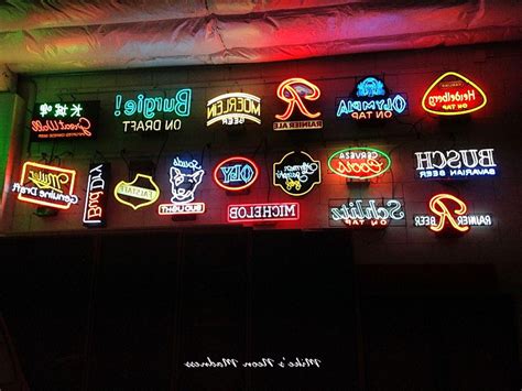 Old neon beer signs for sale