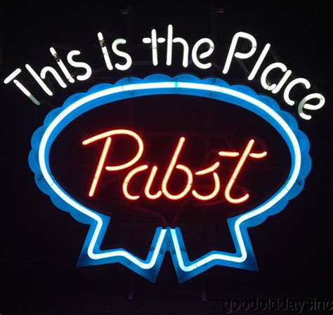 Vintage pbr neon sign