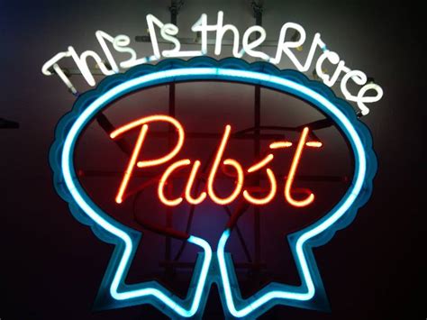 Vintage pabst neon sign