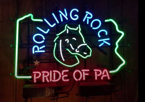 Rolling Rock Neon Light- The Best Bar Light In Town – Neon Factory