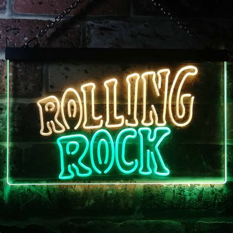 Rolling rock led sign
