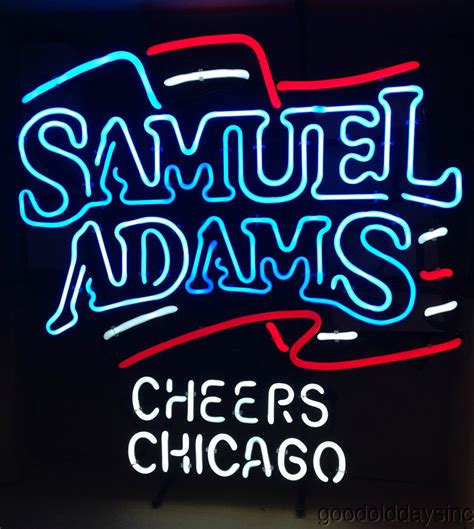 Samuel adams beer neon sign