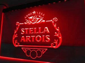 Stella artois light up sign