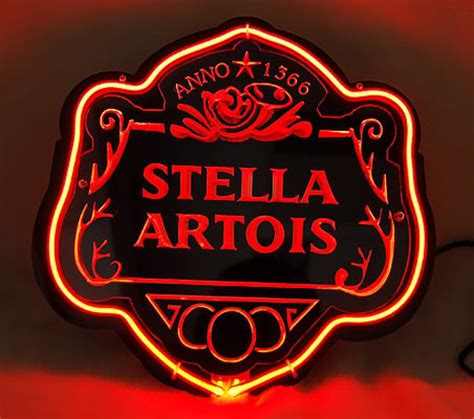 Stella artois neon light