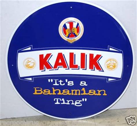 Kalik beer sign