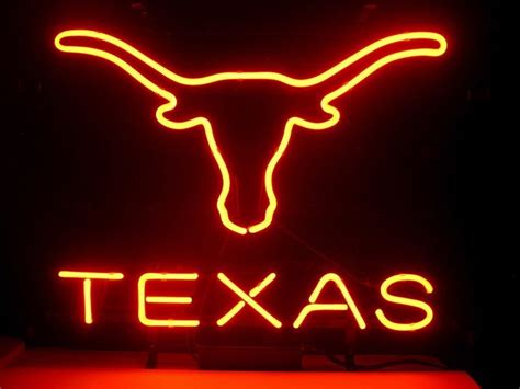 Texas longhorn neon beer signs